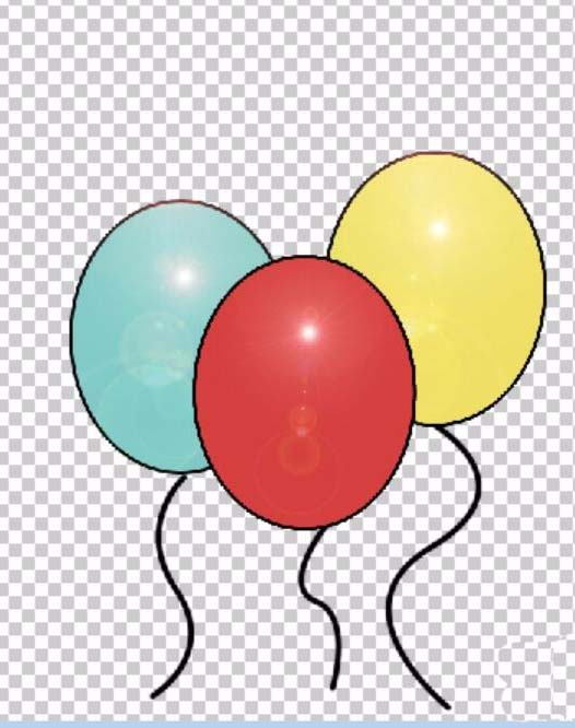 ps怎么画彩色的气球? ps手绘节日气球的教程