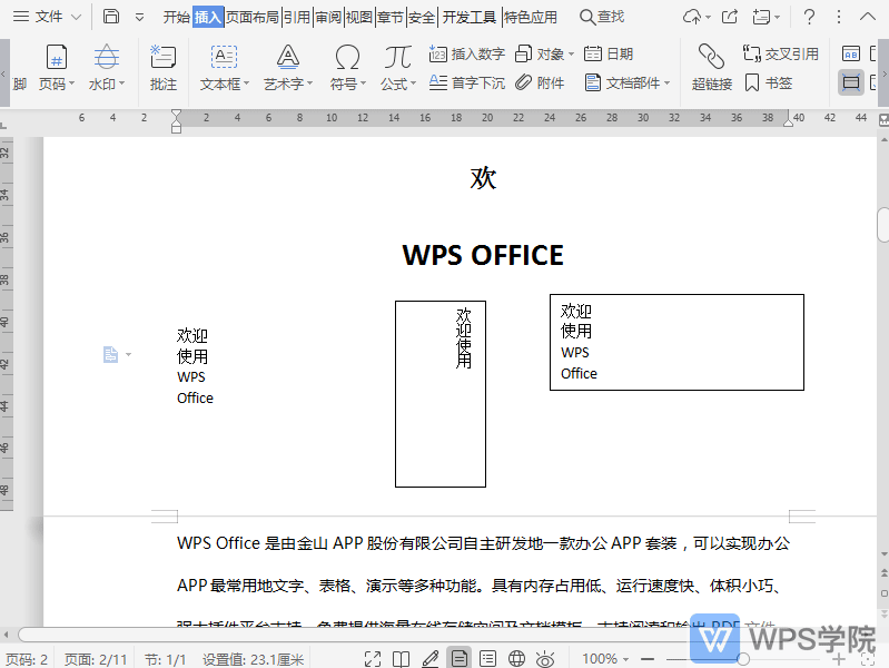 WPS如何在文档中插入特殊字符？