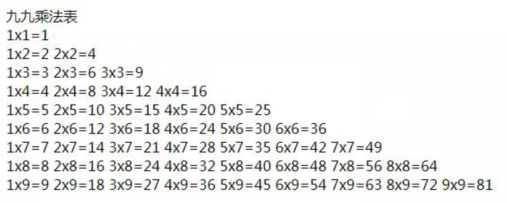 24、php九九乘法表，更好的运用各种循环语句