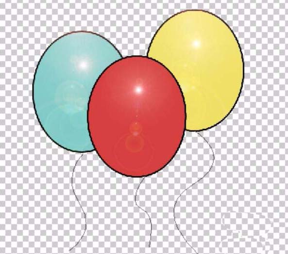 ps怎么画彩色的气球? ps手绘气球的教程